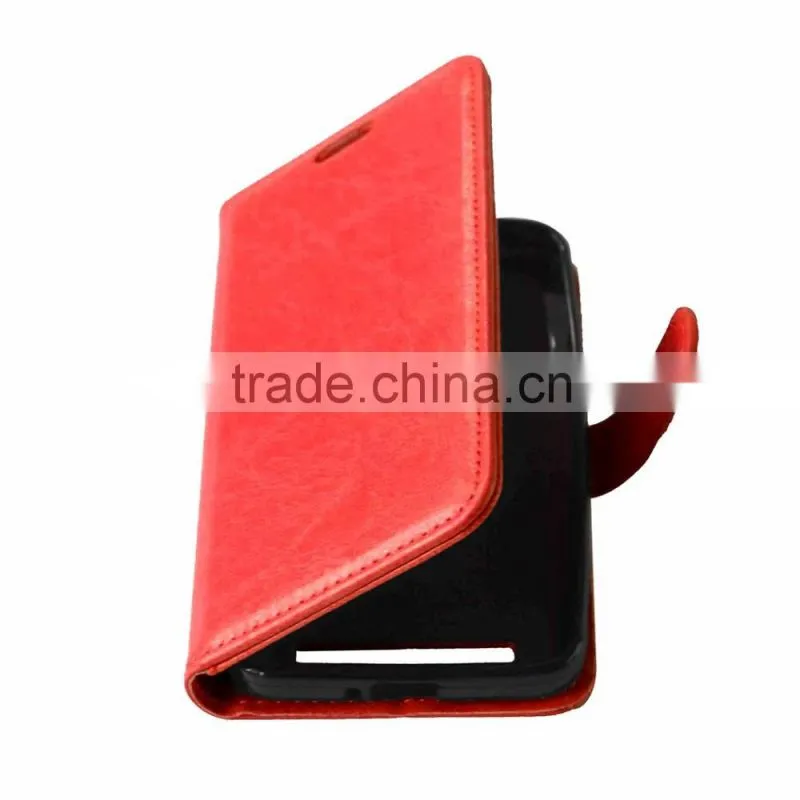 Hot sale PU Leather Mobile Phone Flip Wallet Kickstand Case for ASUS Zenfone C ZC451CG