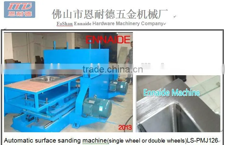 sink inside sanding machine