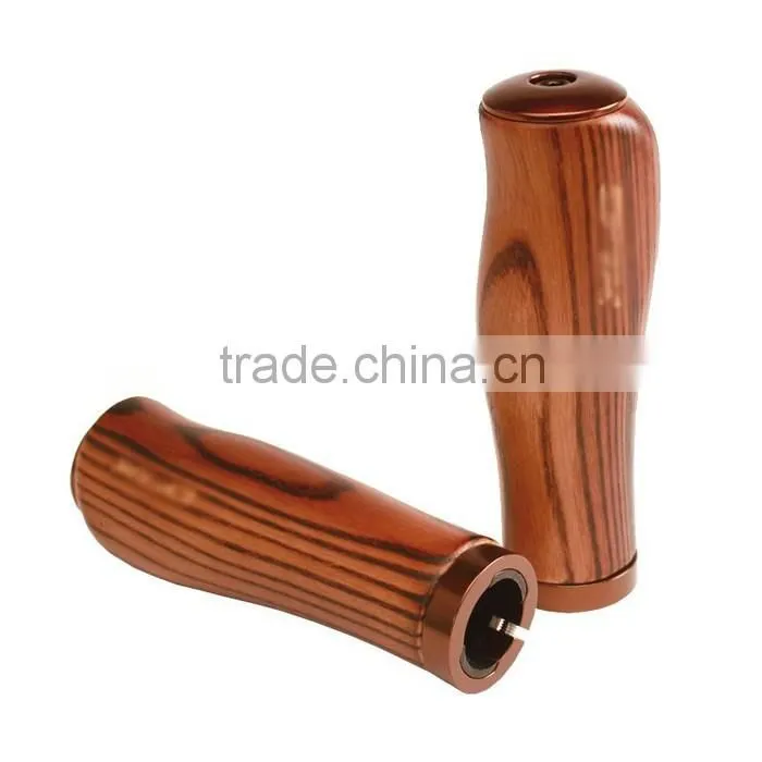 Customized polished wooden bike handlebar