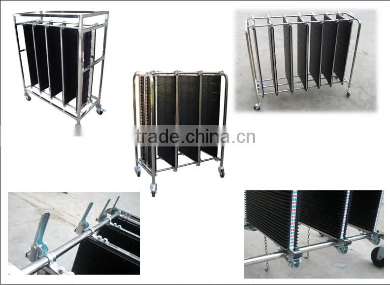 Stainless steel Frame Antistatic PCB Storage Cart