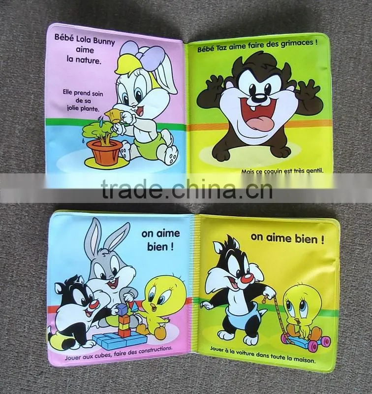 The baby take a shower can see PVC Baby Book/waterproof baby bath book