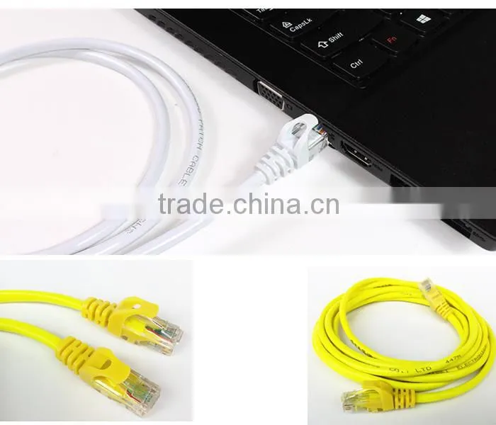 white 100 ft Feet Ethernet Network Cable Gold Plated Cat5e cat5 RJ45 Jack Copper Wire