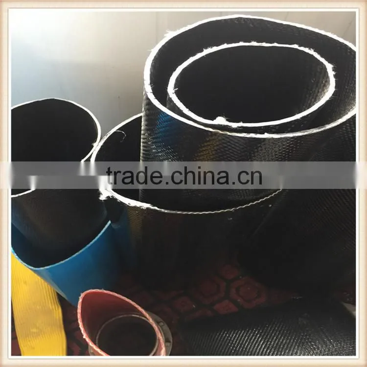 Nation Standard 8inch 12 bar portable elastic heat resistant Flexible PVC lined lay flat fire hoses/pipe