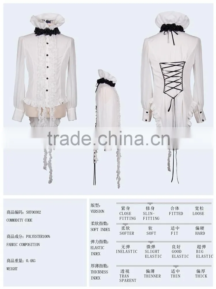 Devil fashion 2015 latest men's gothic shirt SHT00302