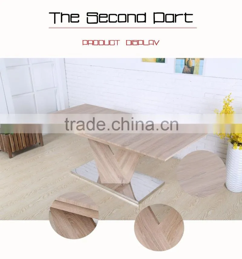 Hot Sale MDF Extended Dining Tables Living Room Furniture