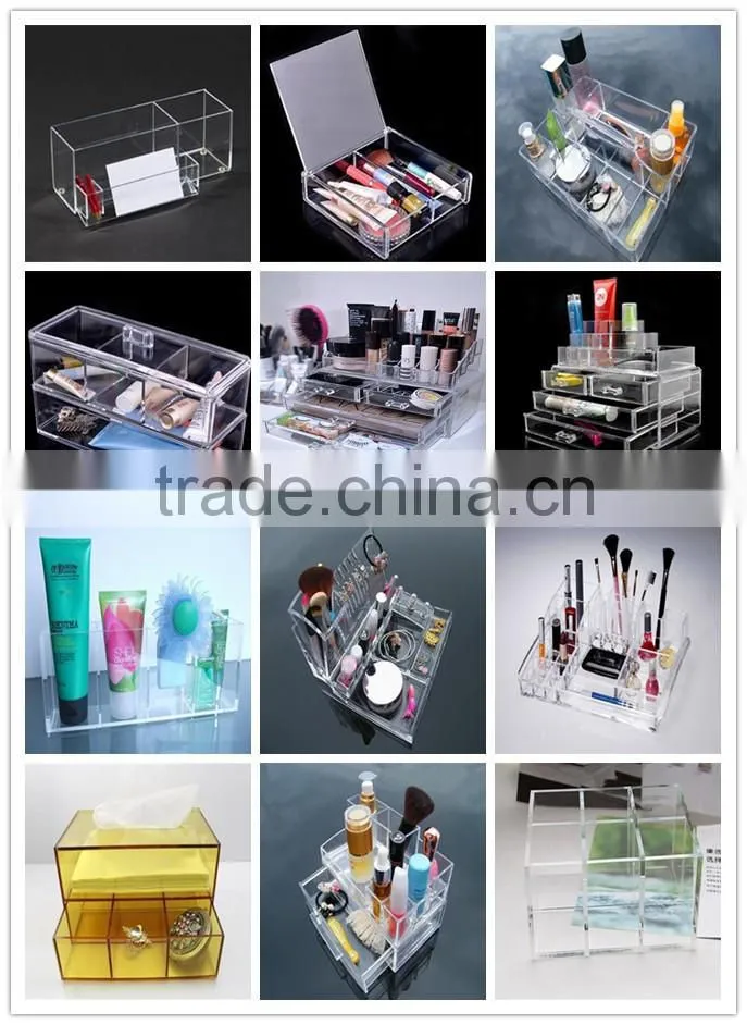 high quality imported clear countertop acrylic watch display