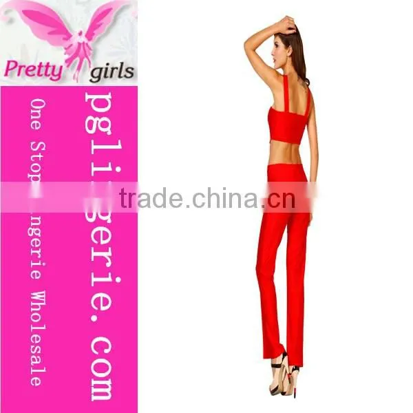 Ladies V-neck Cocktail Evening Jumpsuit