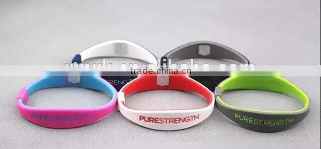 fashion pure strength rubber bracelet silicon