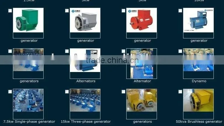 Competitive Price! STC series Three phase generator,copper wire alternator