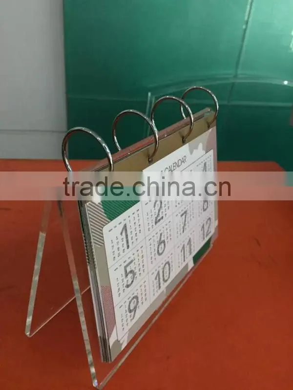 custom printed advent acrylic glass calendar