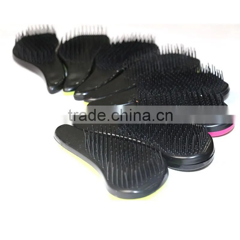 Pink / White Auto Hair Straightener Comb LCD Ion Brush Electric Hair Massager Anti-Scald Tool lcd hair straightening brush
