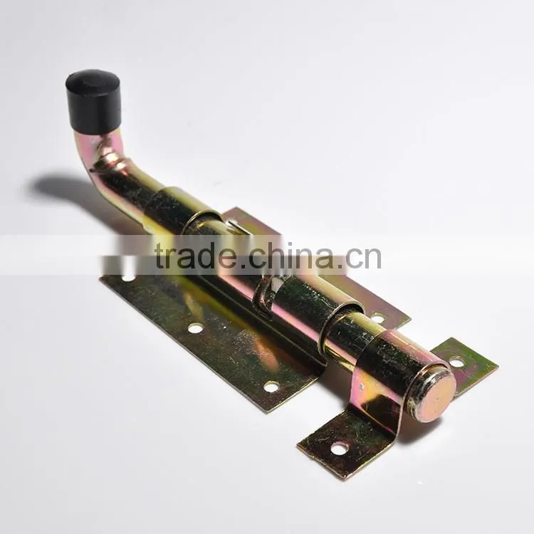 Self-operational pattern Colored Plated Zinc Iron Bolt door latch