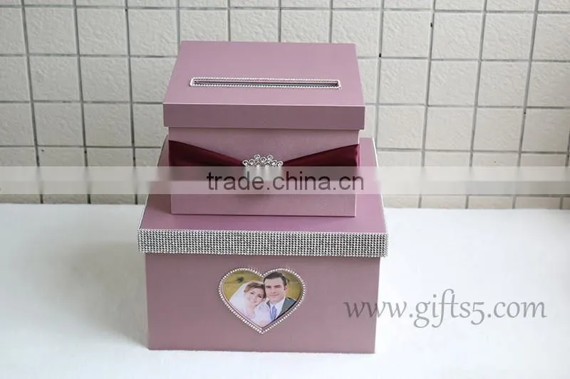 Elegant wedding box for cards wholesale