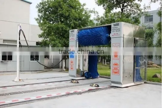 High quality and low price BEACON -200 Roll-over Car Washer with 5 brushes and 4 air blowers