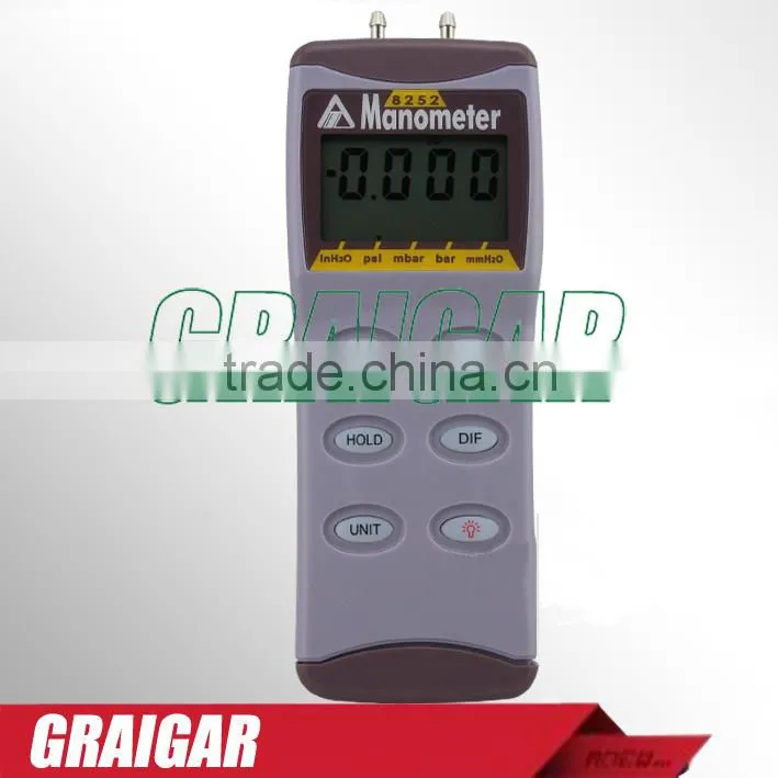 AZ8252 Digital Manometer Digital differential pressure Meter tester AZ-8252