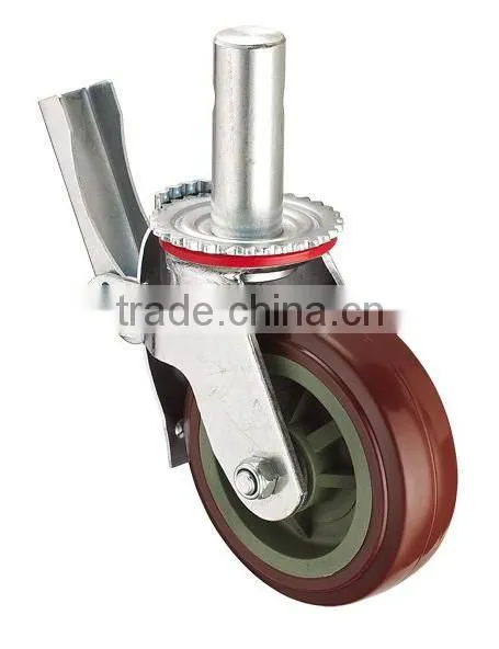 4 Inch Heavy Duty PVC Wheelchair Caster Wheel