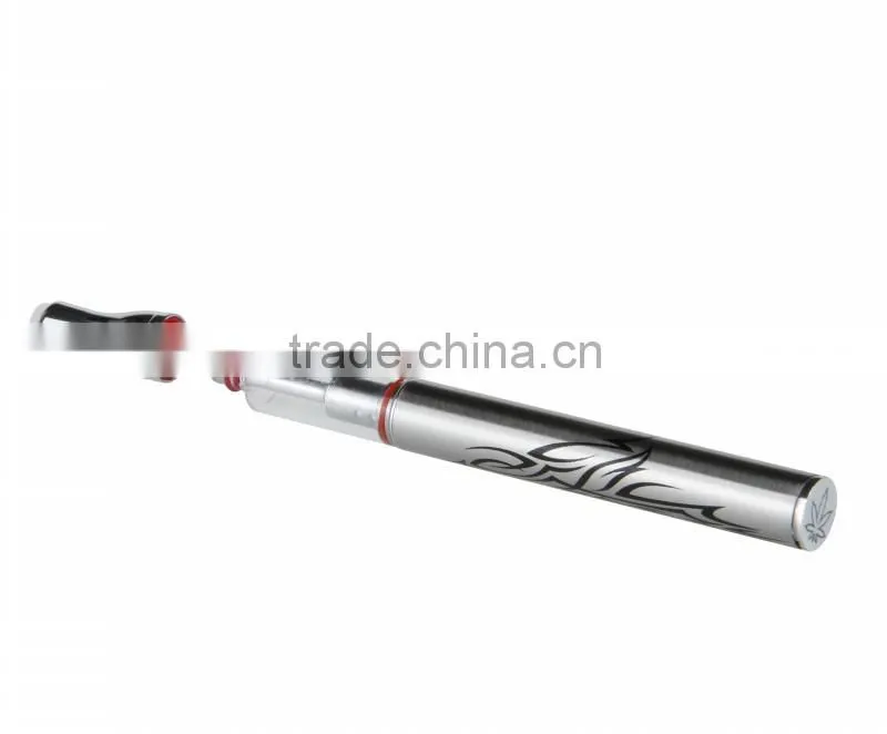 High quality 510 thread Hemp Oil CBD vape pen with Metal tip Glass tank