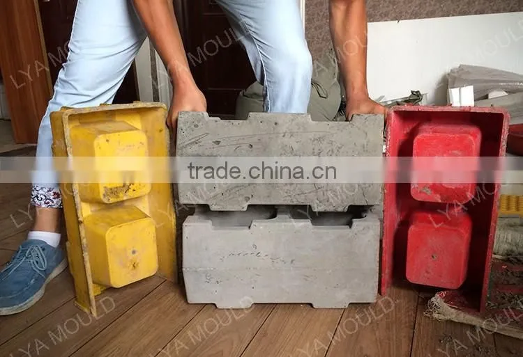 Hot Selling Tile Stone Mould For Injection Concrete Stone Red And Yellow Paving Stone Mould