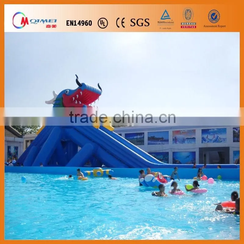 Fast delivery Wahoo red dragon inflatable slide for sale