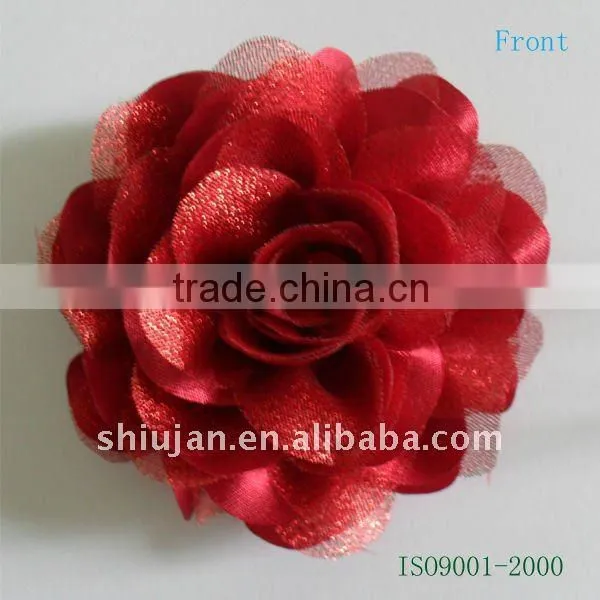 White Fabric Flower---SH0045(Wedding dresses)