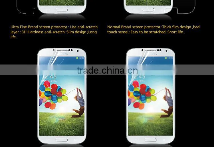 Mobile phone screen protector plastic for Sony xperia Z1 screen protector
