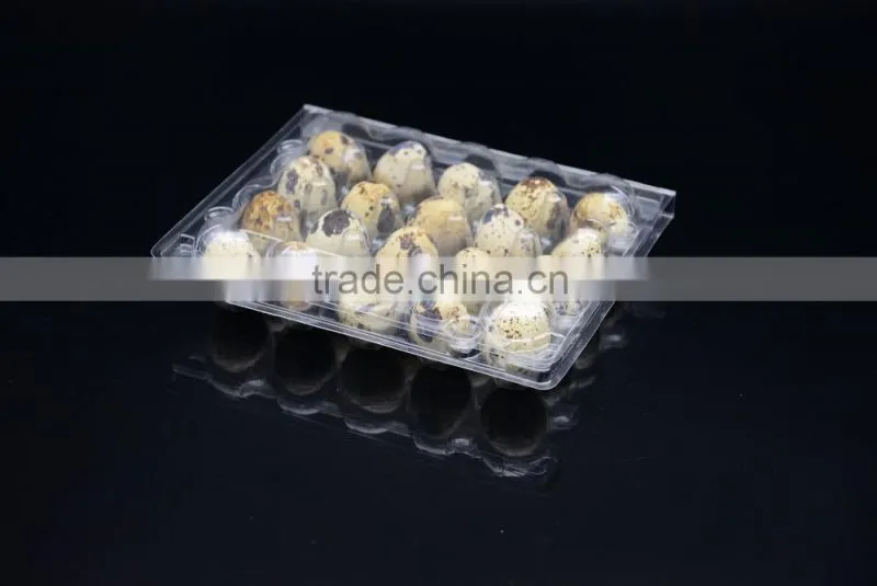 Good quality disposable PVC PET plastic quail eggs tray 20 holes