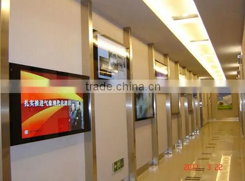 110inch indoor/outdoor advertising player, LED magic mirror SENSOR advertising display with WI-FI