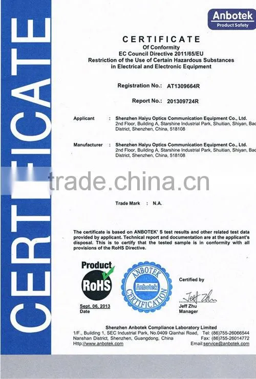 Europe quality patch cord cable with best service supply by factory