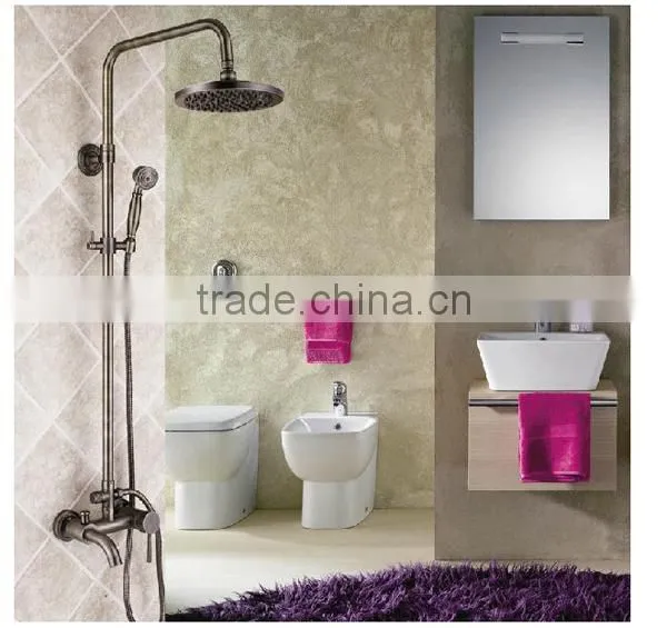 classic in wall bath shower set, single handle rain shower set
