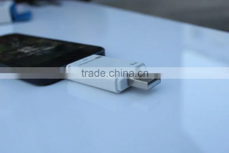 Wholesale usb 2 in 1 memory stick Drive Phone OTG Usb Flash Drive u disk for iphone