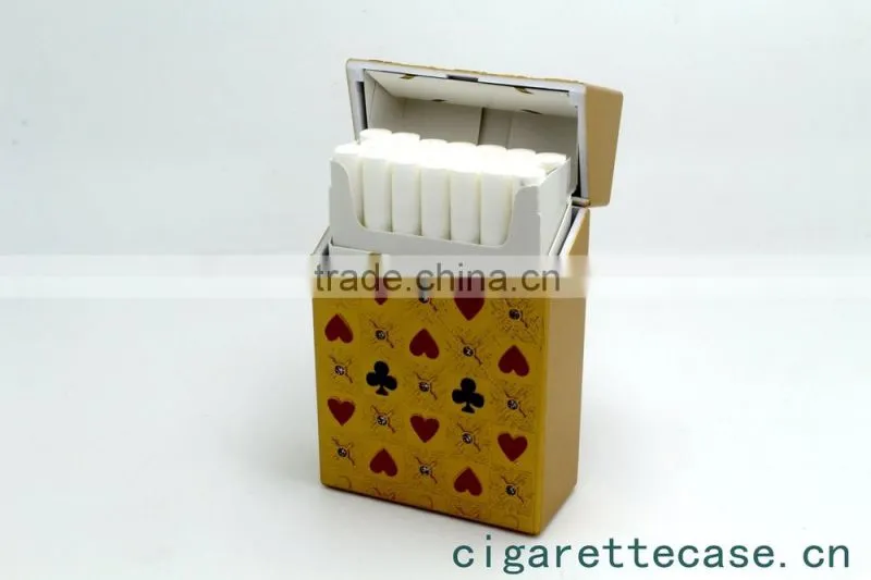 2015 New design plastic cigarette case box holder pocket cigarette case