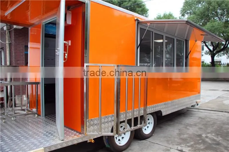 5.6M American Popular food caravan for sale