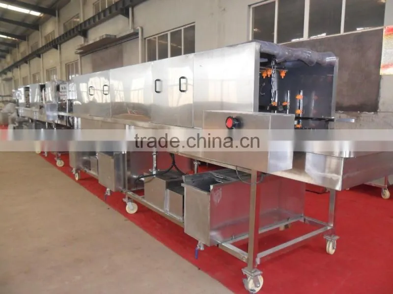 Automatic plastic tray/basket washing machine cleaning machine