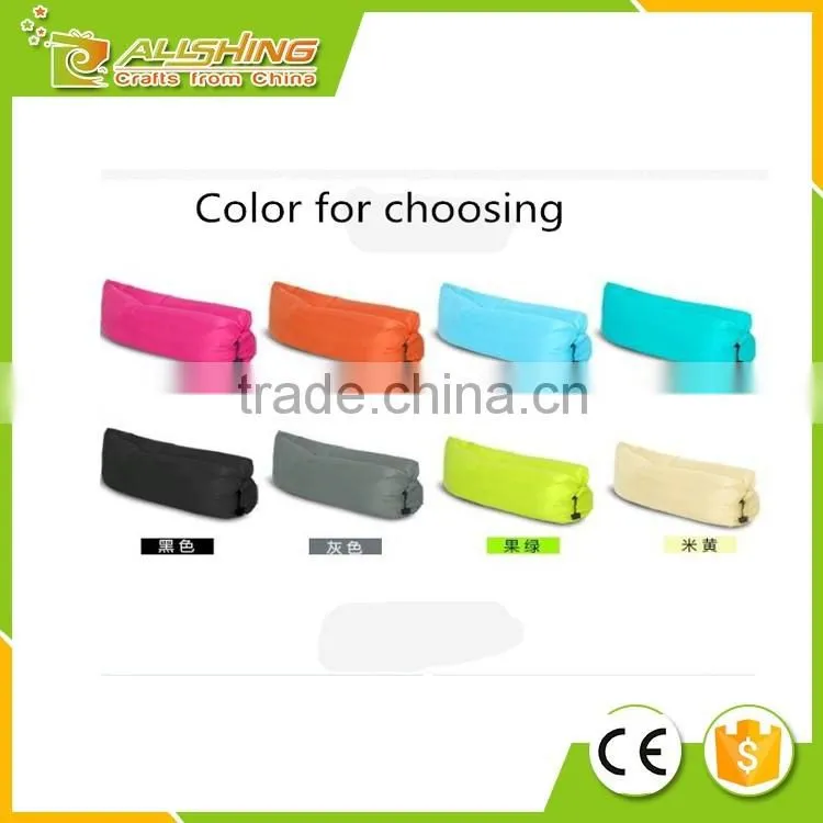 Wholesale Inflatable Lounger Outdoor or Indoor Air Sleep Sofa Couch Portable Furniture Waterproof Nylon Fabric Sleeping Compress