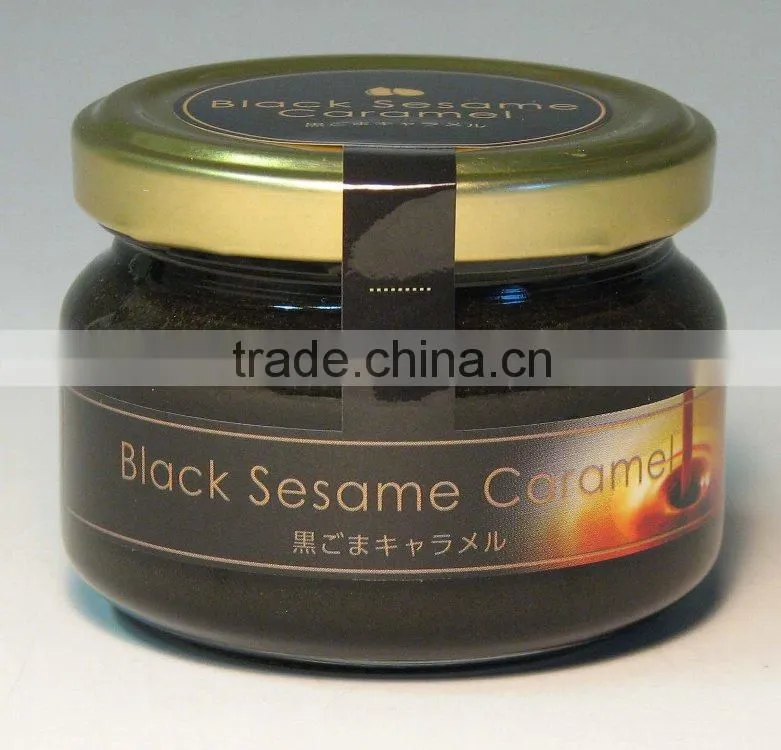 Sweet and Delicious Black Sesame Caramel Made in Japan Suitable for Cookies
