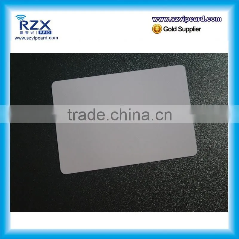 Custom thin CR80 125KHz PVC blank RFID card