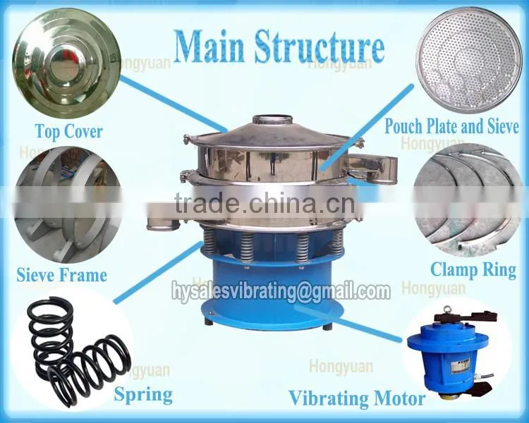 Made in China vibrating sieve/vibrating flour sieve/sieve shaker