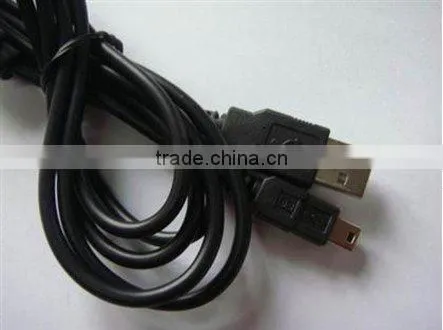 Black usb charger cable / compatible for most video console