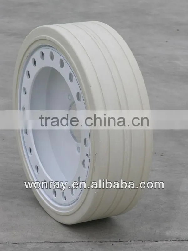 Hot sell special solid rubber tires for lifting platform