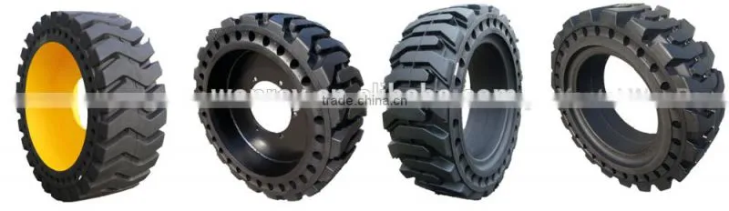 23.5 25 23.5r25 23.5-25 solid tires for mini loader backhoe front skid steer wheel loaders