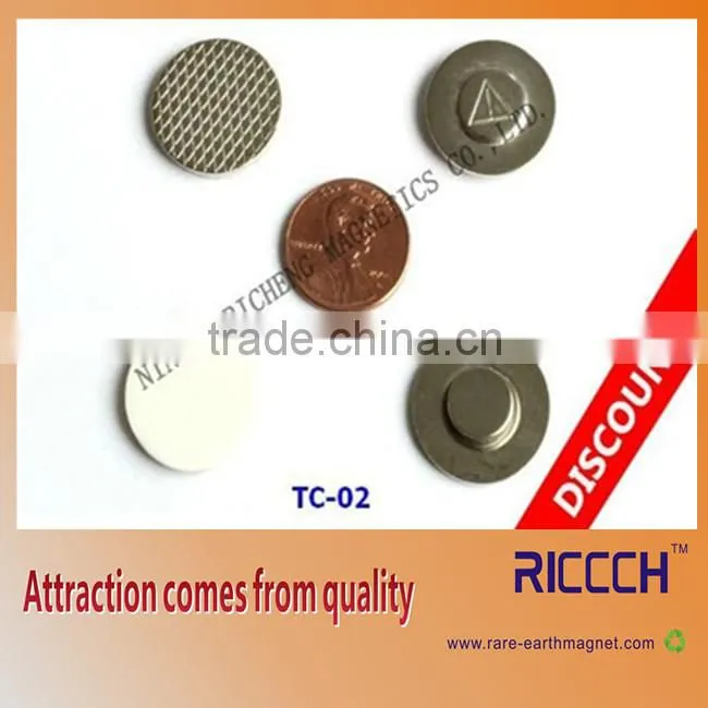 Customized Magnetic Button Name tag with 1 magnet disc