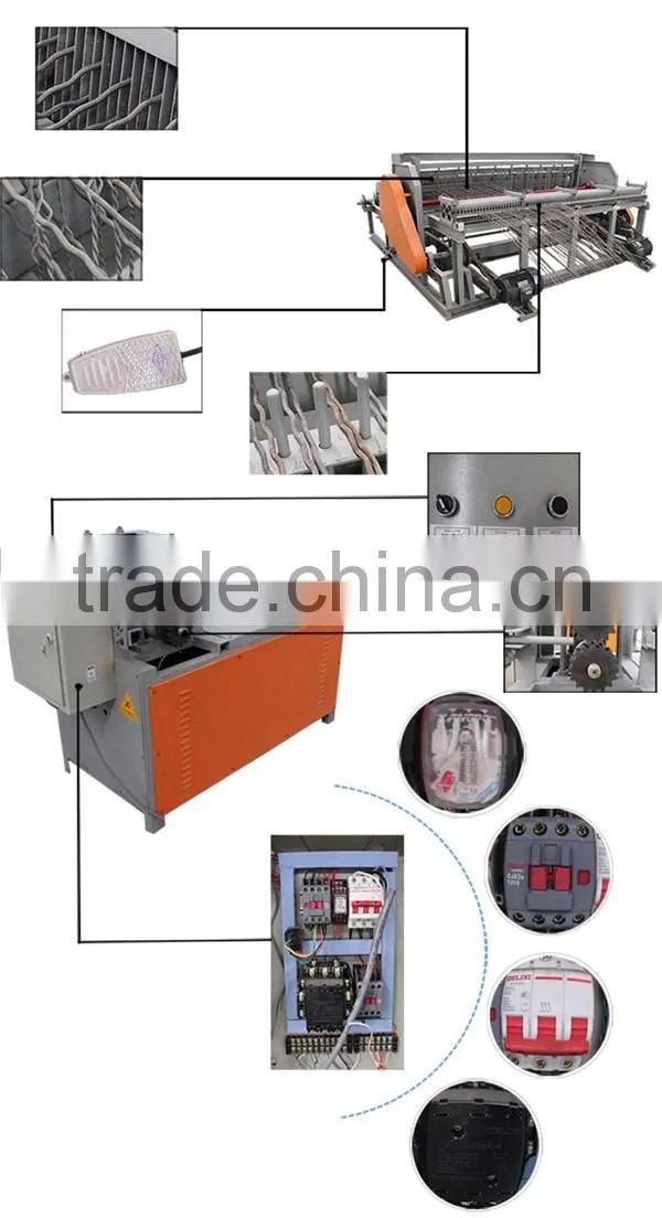semi-automatic crimped wire mesh machine