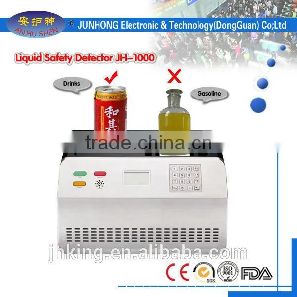 Portable handheld liquid detector for security inspection