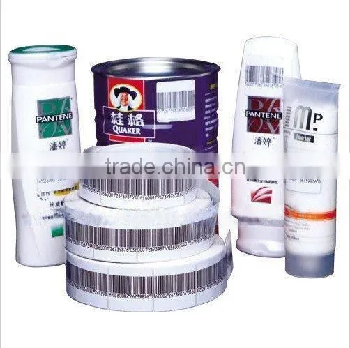 High Quality Customized barcode eas 8.2mhz /High-sensitive EAS RF anti-theft soft labels for glasses and plastics items XLD-R02