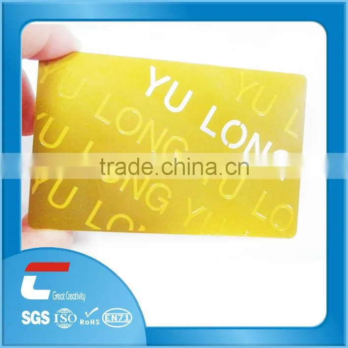 customized silver/golden laser cut metal business card