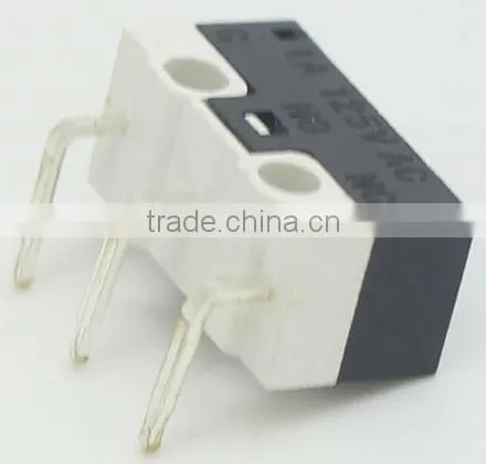 mouse small micro switch with no lever bent angle ,Kw10-Z0L