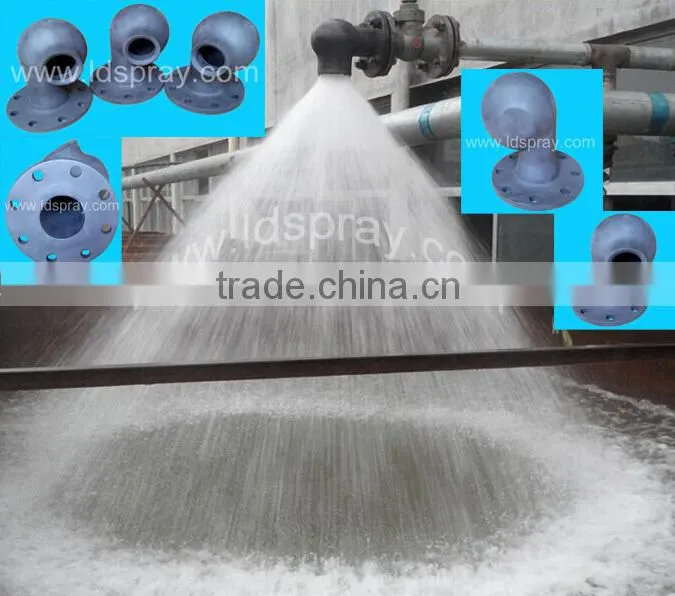 flange coupling spiral jet nozzle