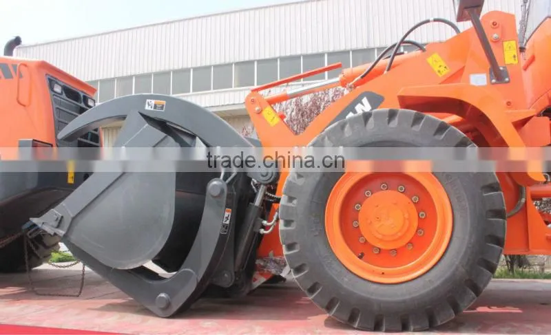 brand new HCN BM06 wheel loader tractor log grapple