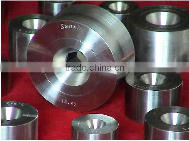 Tungsten carbon PCD wire drawing die