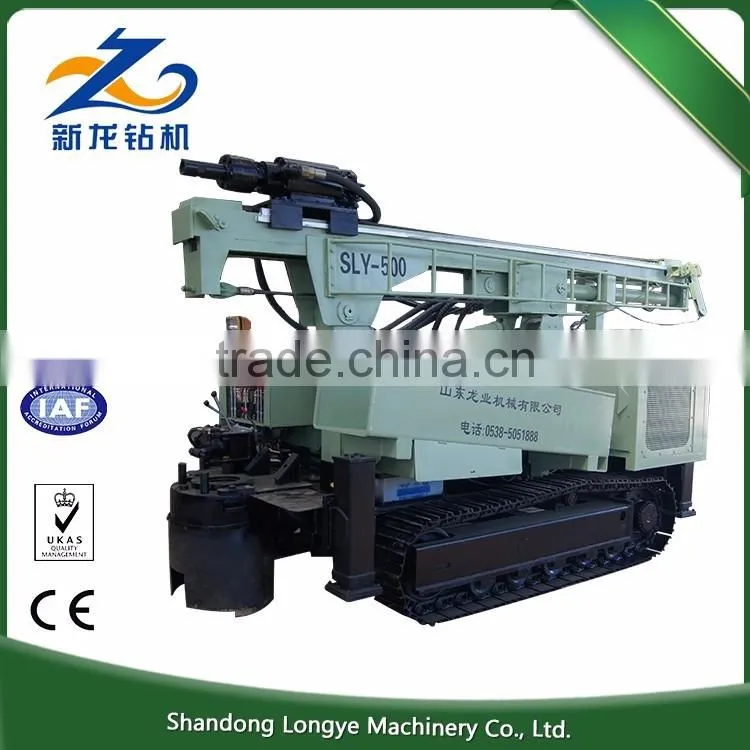 Chinese manufacturer for 600m water well drilling machine SLY500